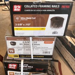 3 New Boxes Framing Nails 