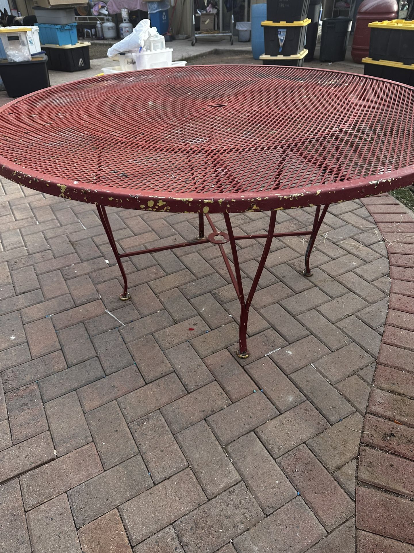 54” Metal Table