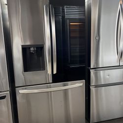 NEW LG COUNTER DEPTH INSTA VIEW FRENCH STYLE REFRIGERATOR 