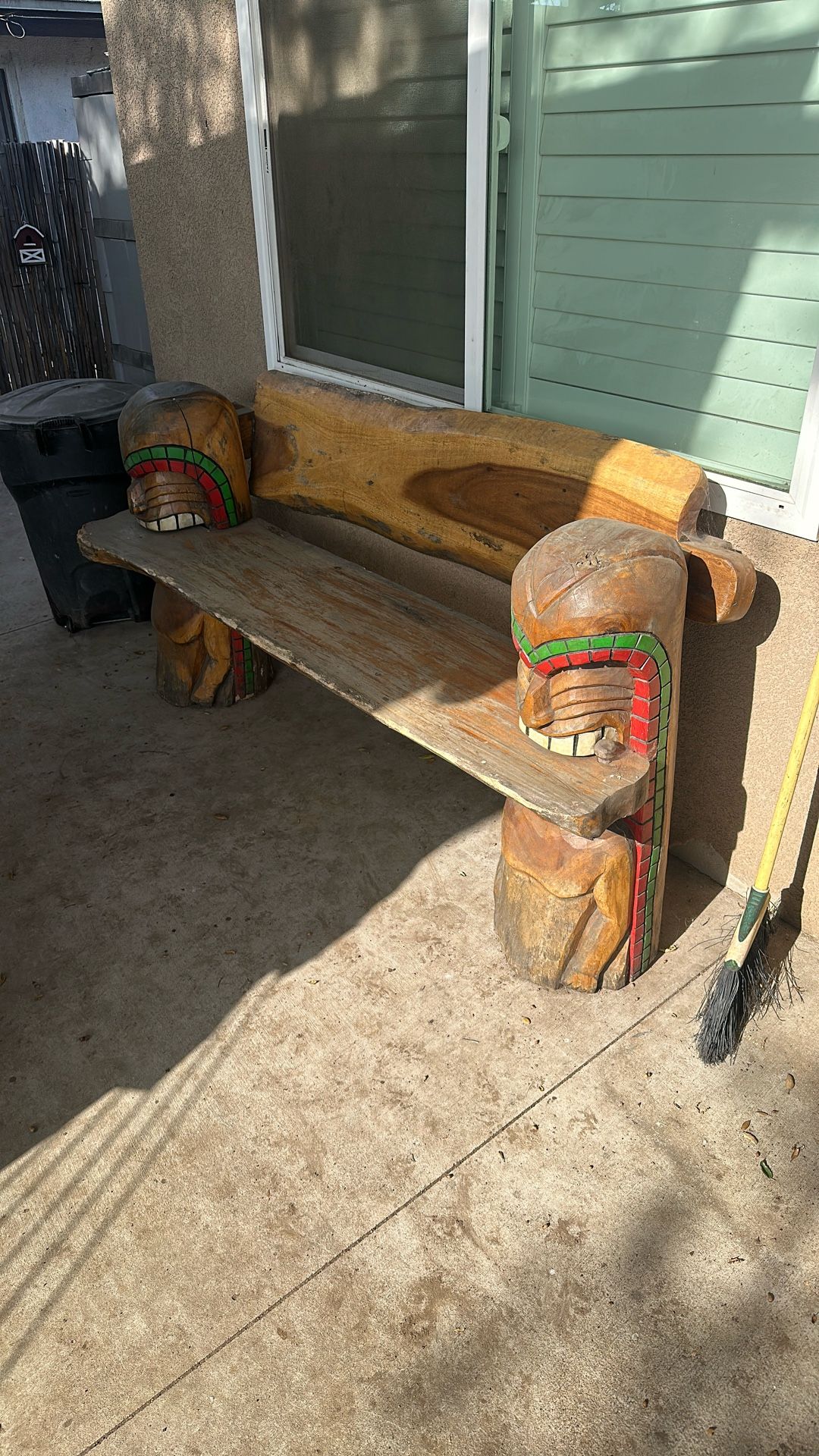 Tiki Bench Solid Tikis