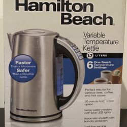 Variable Temperature Kettle 