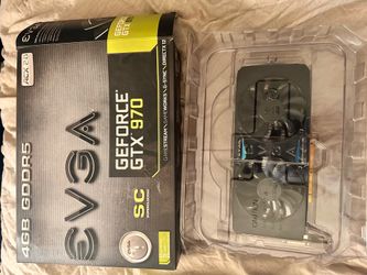 EVGA GeForce GTX 970 SC ACX 2.0 4GB GDDR5 Graphics Card w/ Original Box - Pulled from working PC