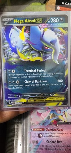 Pokémon Card Mega Absol EX 086/132 Mega Evolution 