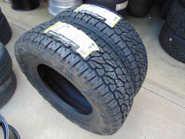 2 New LT 245 75 17 Forceland Rebel Hawk A/T Tires 10PLY Date 2024