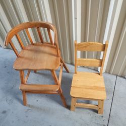 Pair of children's chairs