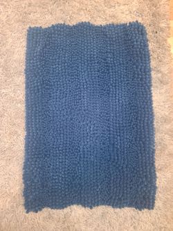 Dark teal bath mat - NEW
