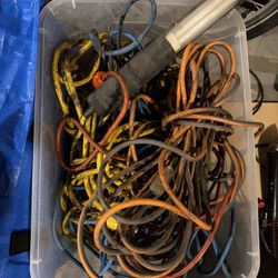 Heavy Duty Extension Cord Bundle + Work Light