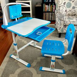 Kids Multifunctional Desk and Chair Set