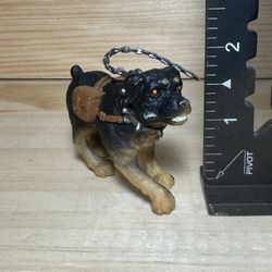 Rare Chap Mei Police Vs Bad guys rottweiler dog 2"x 2.75" toy figure