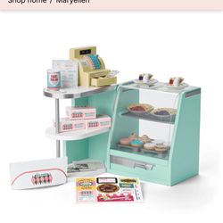 Maryellen’s™ Seaside Diner Bakery Case for 18-inch Dolls (Historical Characters)