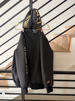 BAPE Black / Gray/ Gold Camo Shark Full Zip Up