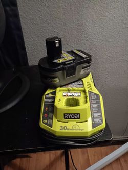 Ryobl 18 volt battery and charger
