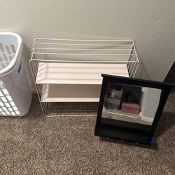 Hanging Shelf & Mirror