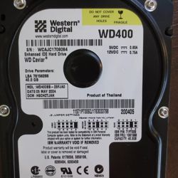 Western Digital Hard Drive WD400