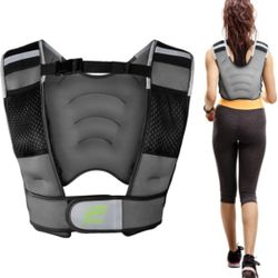 Adjustable Weighted Vest with Men&Women Workout Strength Training Muscle Buildin 