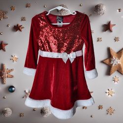 Beautiful Santa Holiday Dress 🤶