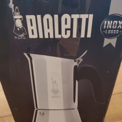 Bialetti 10 Cup Moka Pot Coffee Maker Stainless Steel