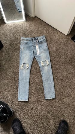 Purple jeans