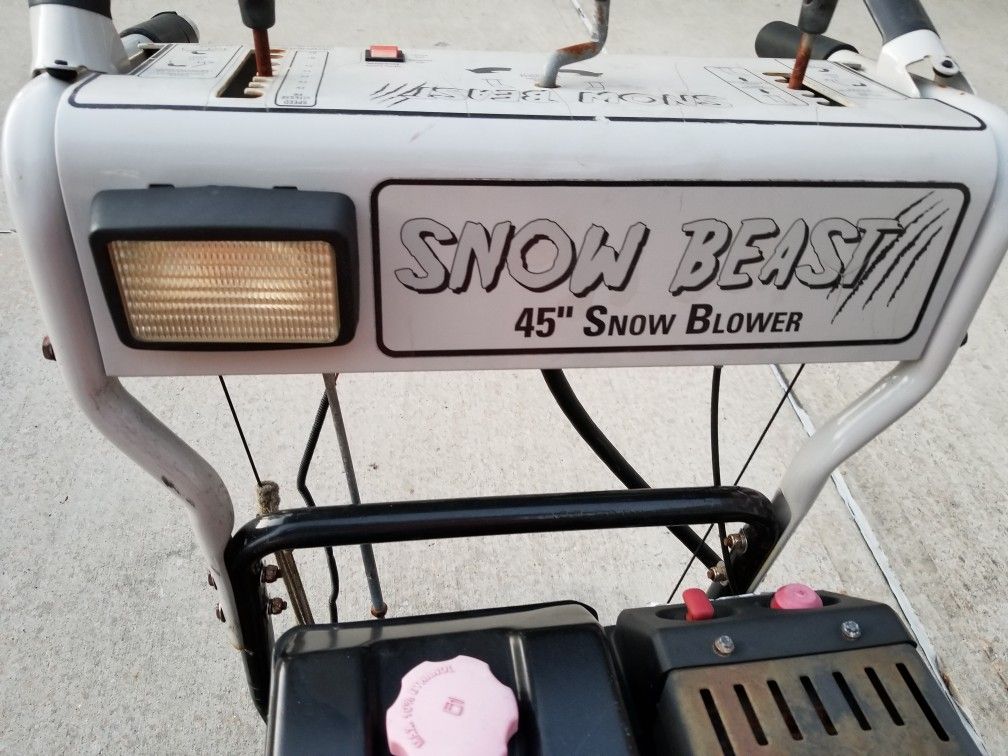 Snow Beast 45" Snow Blower