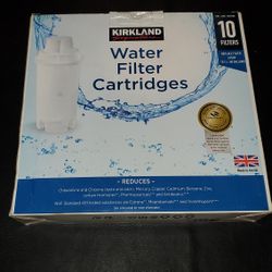 Kirkland 10 Pack Water Filter Cartridges For Brita 