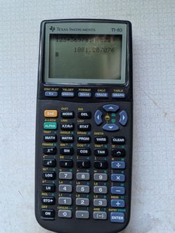 Ti-83 Graphing Calculator