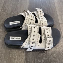 Steve Madden Leather Slippers