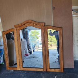 Oak Mirror 