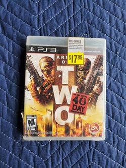 PS3 ARMY OF TWO - 40TH DAY