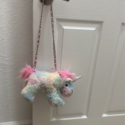 Plushie unicorn purse