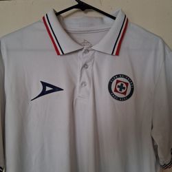 White Cruz Azul Polo 