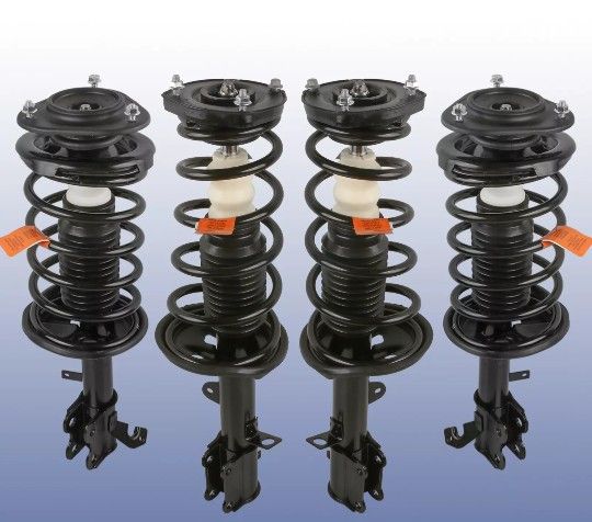 Mostplus Front & Rear Shocks Struts W/Coil Spring For 1993-02 Toyota Corolla Chevy Prizm