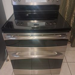 GE Profile Stainless Steel Electric Double Over Range $400
