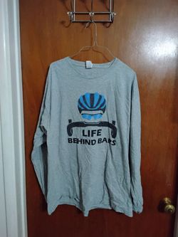 Life Behind Bars Cycling Long Sleeve Shirt. Men's XL