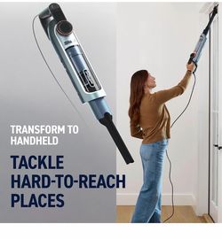 Shark PowerDetect Transformer Upright Vacuum, Midnight Steel