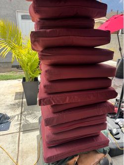 Patio furniture with cushions and pillows $5 each