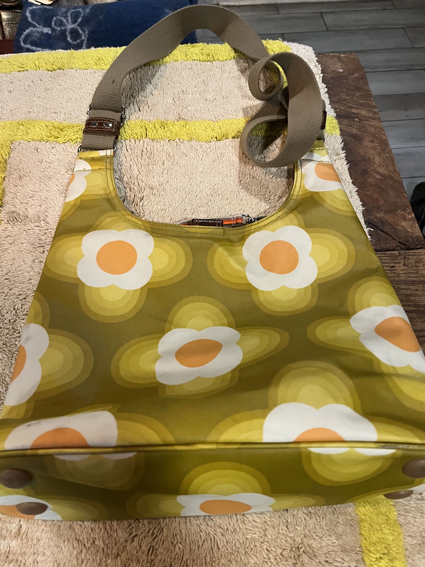 Orla Kiely Crossbody Bag W/ Matching Wallet