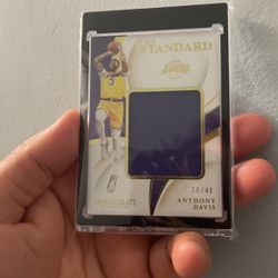 Anthony Davis Game Used Jersey Card