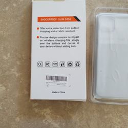 New iPhone 12 Pro Shockproof Slim Case, Clear