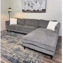 Beautiful Grey Sectional Couch From Living Spaces 