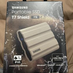 Samsung T7 Shield 1TB Rugged SSD Portable Hard Drive