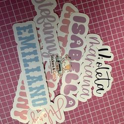 custom name stickers