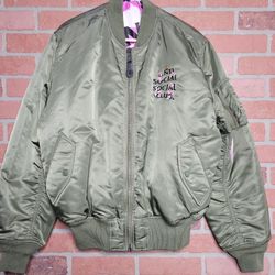 AntiSocialSocialClub x Alpha Industries Bomber Jacket Large