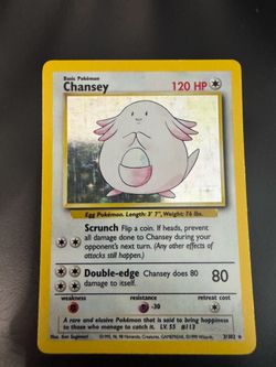 Pokemon Chansey holo