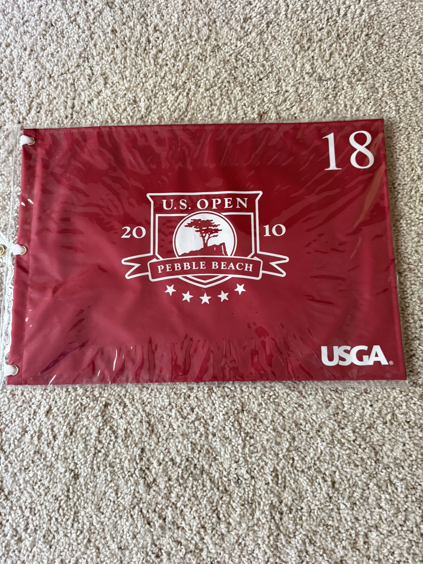 US Open 2010 at Pebble Beach Pin Flag
