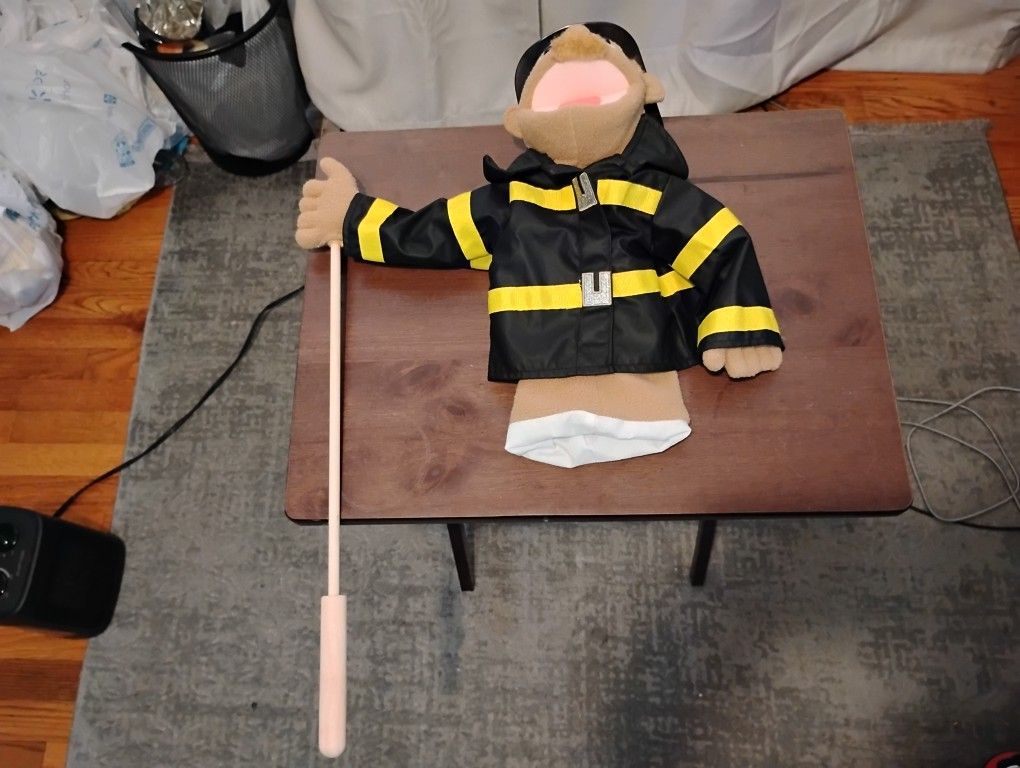 Firefighter Puppet