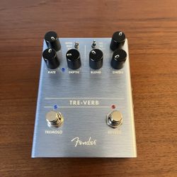 Fender Tre-Verb Tremolo/Reverb Effects Pedal