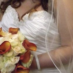 Maggie Sottero Wedding Dress Diamond White Size 18