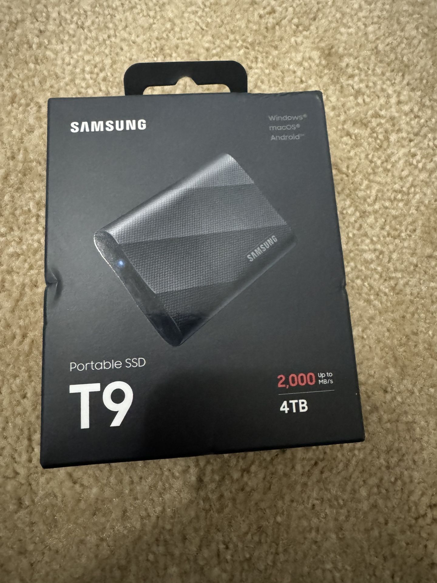 SAMSUNG T9 Portable SSD 4TB External Storage