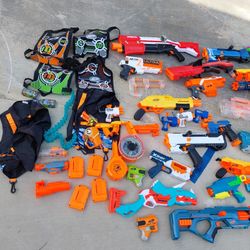 36 NERF GUNS 