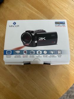 Minolta MN2K10NV 2.7K Quad HD Camcorder